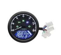 Motorcycle Universal Instrument Digital 0~12000RPM Speedometer Meter Tachometer For 12V For 1-4 Cylinder For Motorbike Odometer(TYPE B)