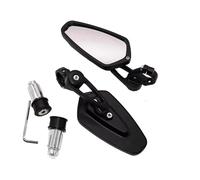 Motorcycle Universal Rearview Mirror, Motorcycle Handle Accessories, 7/8 Inches, 22mm, 1 Pair Motorbike Convex Lens Motorbike Side Mirrors