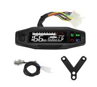 Motorcycle Universal RPM Tachometer Speedometer Speed Gauge Tacho Meter Digital Odometer Instrument Sensor Set For Motorcycle(Type v)