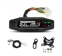Motorcycle Universal RPM Tachometer Speedometer Speed Gauge Tacho Meter Digital Odometer Instrument Sensor Set For Motorcycle(Type m)