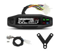 Motorcycle Universal Speedometer Digital Dashboard Waterproof Km/h MPH Odometer Meter Motor Gauge Sensor With Y/Z/W Bracket
