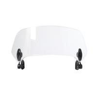 Motorcycle Universal Windshield Extension Adjustable Clamp-On Windscreen Deflector For BM&W For KA&WASAKI For Yam&aha For Hon&da Front Flyscreens Deflectors