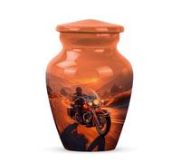 Motorcycle Urn for Human Ashes Adult Male/Female - Bike Urns for Ashes Keepsake, Small Urns - Cremation Urns for Home - Pack of 1-3inch