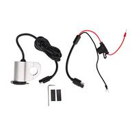 Motorcycle USB Charger 12V Power Adapter Digital Display Voltage Switch
