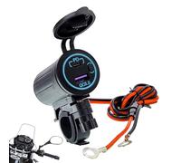 Motorcycle USB Charger - Port Phone Charger, Fast Charge Power Adapter, Advanced Technology | Versatile Functionality 12-24V, Boat, Car, ATV, RV, Device