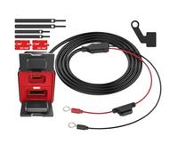 Motorcycle USB Charger - Waterproof Fast Charging Power Port, Anti Vibration USB Adapter for Bikes and Scooters, Motorcycle Accessory for Urban Commuting and Adventure Touring