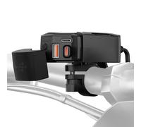 Motorcycle USB Charging Port | 12V-24V Waterproof Fast Charging Adapter - Motorcycle Usb Charger Socket - for Camping Daily Adventure Vehicle Road Trip Travel Work Interior