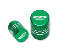 Motorcycle valve caps For CB1000R 2008-2020 Motorcycle CNC Accessorie Wheel Tire Valve Stem Caps Airtight Covers(Green)