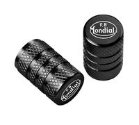 Motorcycle valve caps For FB Mondial Flat Track 125 HPS 250 Hipster 300 Pagani 1948 Sport Classic SMT SMX Enduro Motard Wheel Tire Valve Caps(Black)