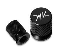 Motorcycle valve caps For MV Agusta F3 675 800 Brutale 800 1000 Turismo Veloce RC Motorcycle Accessories Wheel Tire Valve Caps Covers(Black)
