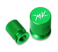 Motorcycle valve caps For MV Agusta F3 675 800 Brutale 800 1000 Turismo Veloce RC Motorcycle Accessories Wheel Tire Valve Caps Covers(Green)