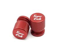 Motorcycle valve caps For Super CUB C70 90 110 C125 Motorcycle Accessories Tire Valve Air Port Stem Cover Cap Plug CNC Aluminum Alloy(Dd-g)