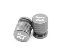 Motorcycle valve caps For Super CUB C70 90 110 C125 Motorcycle Accessories Tire Valve Air Port Stem Cover Cap Plug CNC Aluminum Alloy(Dd-z)