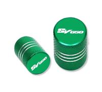 Motorcycle valve caps For Suzuki SV 650 1999-2009 CNC Tire Valve Air Port Cover Cap Motorcycle(Green)