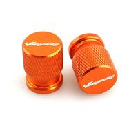 Motorcycle valve caps For Varadero XL1000 XL125 XL 125 1000 XLV1000 XL125V CNC Aluminum Wheel Tyre Valve Cap Air Port Cover Cap Accessories(Orange)