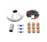 Motorcycle Variator Set with Weight Rollers Clutch Springs Compatible with GY6 50cc 125cc 150cc 139QMB 139QMA 152QMI 157QMJ(GY6 50CC)