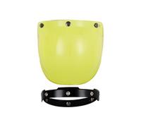 Motorcycle Visor Lens, Bubble Helmet Shield, Windproof Anti Fog Coating, Uv Resistant Clear Wide View for Night Riding, Rainy Weather, City Commute, Sunny Touring,1 Piece