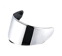 Motorcycle Visors Shield, Compatible With L-S-2 Visors Compatible With FF320 Stream FF353 Rapid FF328 FF800 Motorcycle Helmet Original Replace Extra Lens Black Iridium Silver (Color : Silver)