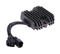 Motorcycle Voltage Regulator Rectifier, Heavy Duty Metal Construction, Black for 600/750 2006-2013 - Efficient Heat Dissipation, Direct Replacement Fit, Plug - and - Play Ins