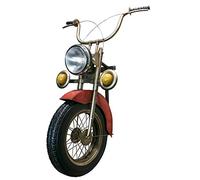 Motorcycle Wall Art - 3D Rustic Wrought Iron Sculptures for Bar, Club, Loft Decoration