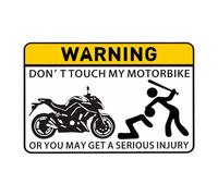 Motorcycle Warning Sticker - Motorcycle Sponsor Kit | Eye-catching Bike Decal For Safety and Visibility | Durable Decorative Sticker for Community Bicycles, Parkings, Roads and Zo
