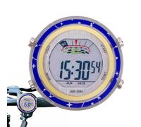 Motorcycle Watch - Waterproof Handlebar Clock | Clock with Luminous Dial for Motorcycle Mount, Digital Clock with Stainless Steel Adhesive Motorcycle Holder, Electric Watch