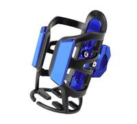 Motorcycle Water Bottle Holder Fit For NX500 Fit For NX400 Motorcycle CNC Accessories Beverage Holder Handlebar Cup Water Bottle Holder Bike Drink Mount Motorcycle Drink Holder(NX400 Blue)