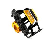 Motorcycle Water Bottle Holder For Tiger800 900 Motorbike Beverage Water Bottle Drink Cup Holder(Yellow)