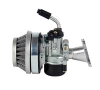 Motorcycle Water Cooled Carb Carburetor 37 49 50 80 Cc 2 Stroke With Intake Pipe Air Filter For Mini Moto Dirt Pocket Bike ATV Carburetor Filter Carb(Silver)