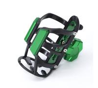 Motorcycle Water Cup Holder for Yamaha EC 03 2011-2016, Adjustable Shockproof Motorcycle Cup Holder Durable Expandable Motorcycle Water Bottle Holder,F Green
