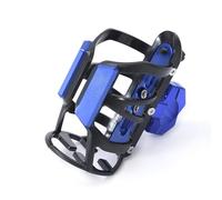 Motorcycle Water Cup Holder for Yamaha PW 80 2002-2012, Adjustable Shockproof Motorcycle Cup Holder Durable Expandable Motorcycle Water Bottle Holder,D Blue