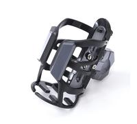 Motorcycle Water Cup Holder for Yamaha Raptor 2019-2024-pr, Adjustable Shockproof Motorcycle Cup Holder Durable Expandable Motorcycle Water Bottle Holder,E Grey