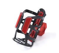 Motorcycle Water Cup Holder for Yamaha Raptor 90 2009-2023 2024-pr, Adjustable Shockproof Motorcycle Cup Holder Durable Expandable Motorcycle Water Bottle Holder,C Red