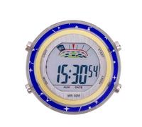 Motorcycle - Waterproof Handlebar Clock, Stick- Motorbikes Mount Digital Clocks | Stylish Stainless Steel Design, Dial Small Motorcycle Clocks for Auto Vehicle Suv Car