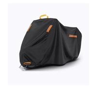 Motorcycle Waterproof Outdoor Cover All Weather Protection Rain Dust For Piaggio MP3 400 Motorbike Cover(Black,M)