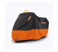 Motorcycle Waterproof Outdoor Cover All Weather Protection Rain Dust Resistant For Triumph For Bonneville Motorbike Cover(Orange,M)