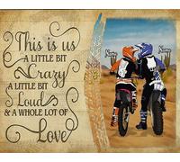 Motorcycle We'Re A Team This Is Us A Little Bit Crazy A Little Bit Loud And A Whole Lot Of Love Bath Mats Stylish Doormat Low Profile Entrance Rug For Pets Dogs Patio 40 X 60Cm