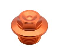 Motorcycle Wheel Axle Lock Nut Replacement - CNC Aluminum Front Rear Locking Nut Compatible with TC85 TE250 FE250 TC250 FC250 SX SXF XC XCF XCW EXC EXCF(Orange Front Screw)