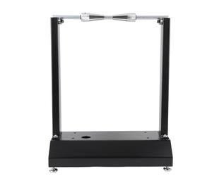 Motorcycle Wheel Balancing Tool Sturdy Carbon Steel Tire Balancer Stand for Sport Bikes Off Road Vehicles Adjustable Centering Cones Black