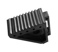 Motorcycle Wheel Chocks for Trailer - Ribbed Rubber Chock Block, Front and Rear Tire Holder, Sturdy Anti-Skid Stopper, Reliable Parking Tool | Trailer, campers, RV, Truck, Car Garage Use