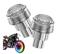 Motorcycle Wheel Lights 7 Colors Flashing Smart Sensor Etan | Light Up Valve Stem Caps for Electric Scooter, Sedan, SUV, Urban Travel, Outdoor Adventure, Outing