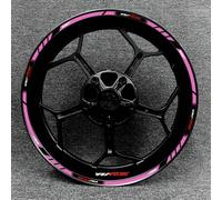 Motorcycle Wheel Rim Decal Decorative Hub Waterproof Reflective Sticker for Yamaha YZF R15 Wheel hub Sticker(Color18)