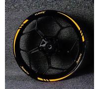 Motorcycle Wheel Rim Reflector Decals for KYMCO People One 125 2010-2026