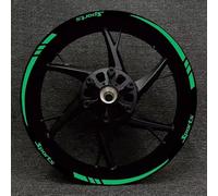 Motorcycle Wheel Rim Reflector Decals for KYMCO People S 300 2010-2026