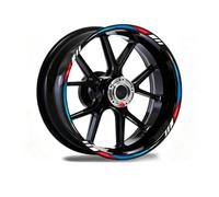 Motorcycle Wheel Rim Stickers for Kawasaki Zz-R 1400 | Reflective Waterproof Rim Tape Decals Stripes Set Motorbike Accessories