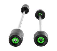 Motorcycle Wheel Slider Compatible With For S1000RR 2010-2022 For S1000R 2014-2018 Motorcycles Front Rear Axle Fork Anti-fall Sliders Wheel Anti-fall Protection(Green)