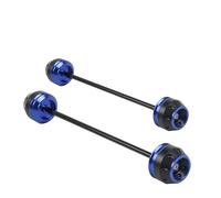 Motorcycle Wheel Slider Compatible With For Tracer900 9 GT 2018-2024 Motorcycle Front Rear Wheel Axle Fork Anti-fall Slider Protective Pads Motorcycle Accessories(Blue,Front Rear)