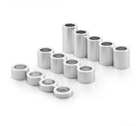 Motorcycle Wheel Spacer Kit Includes 13 Spacers in Multiple Lengths from 1/4 Inch to 2 Inch for Precise Wheel Alignment on 3/4 Inch Axles