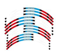 Motorcycle Wheel Sticker 12Pcs Thick Edge Outer Rim Stripe Decals Accessories for BMW R1200GS Spare Parts(Style 3)