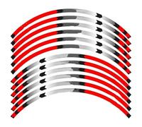 Motorcycle Wheel Sticker Decal Reflective Rim Suitable For DUCATI For MONSTER M750/M750IE M900 Motorcycle parts(Style 1)